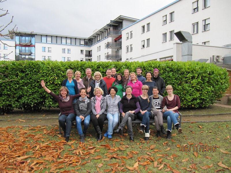 Gruppenbild vom Chorwochenende 2016 in Darmstadt